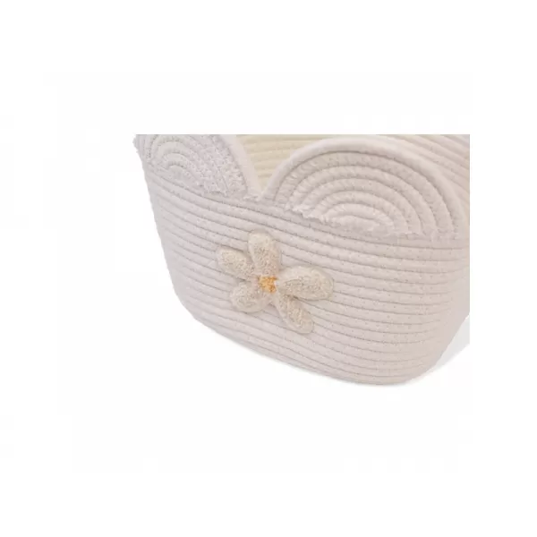 Childhome Koš na hračky Květina 30x20x15 cm