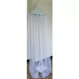 EKO Baldachýn nad postýlku mušelín + tyl 240x300 cm