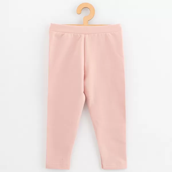 New Baby Dětské legíny z teplákoviny Kindergarten light pink