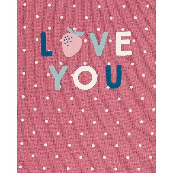 CARTER'S Body krátký rukáv Strawberry dívka LBB 5 ks PRE/vel. 46