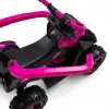Baby Mix Dětské odrážedlo Mega Prime EVA s vodící tyčí modré