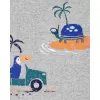 CARTER'S Overal letní Tropical Grey chlapec 3 m, vel. 62