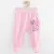 New Baby Kojenecké bavlněné polodupačky Happy Elephant pink