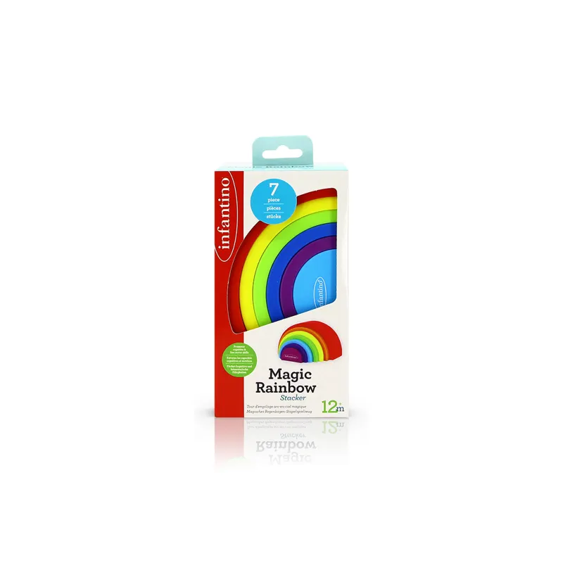 Infantino Skládačka duha Magic Rainbow