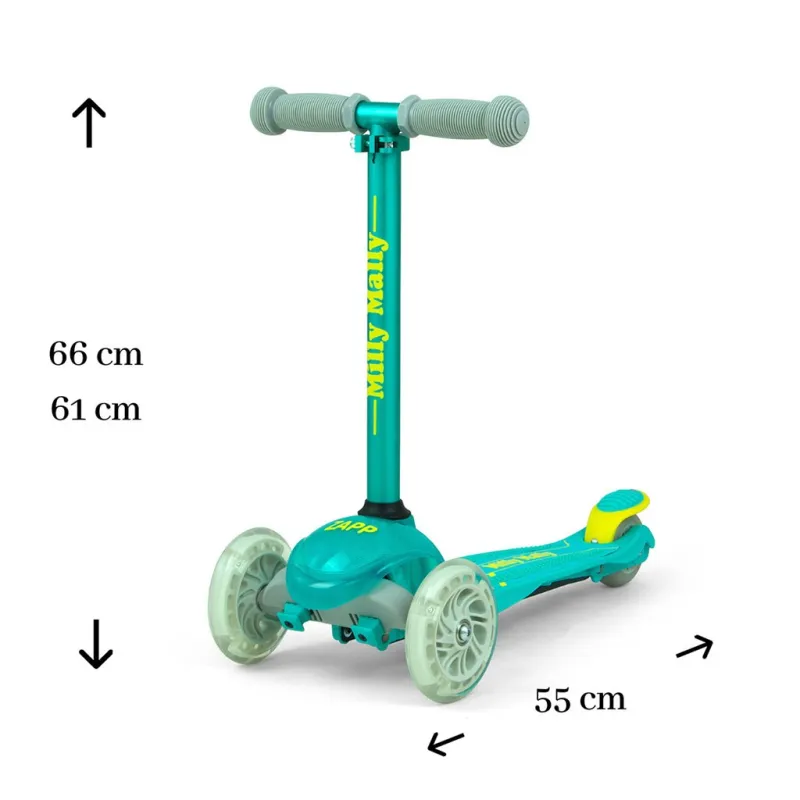 Milly Mally Dětská koloběžka Scooter Zapp mint