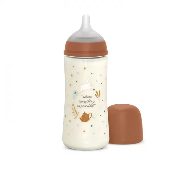 SUAVINEX Kojenecká láhev WONDERLAND 360ml FYZIOL PRŮTOK L