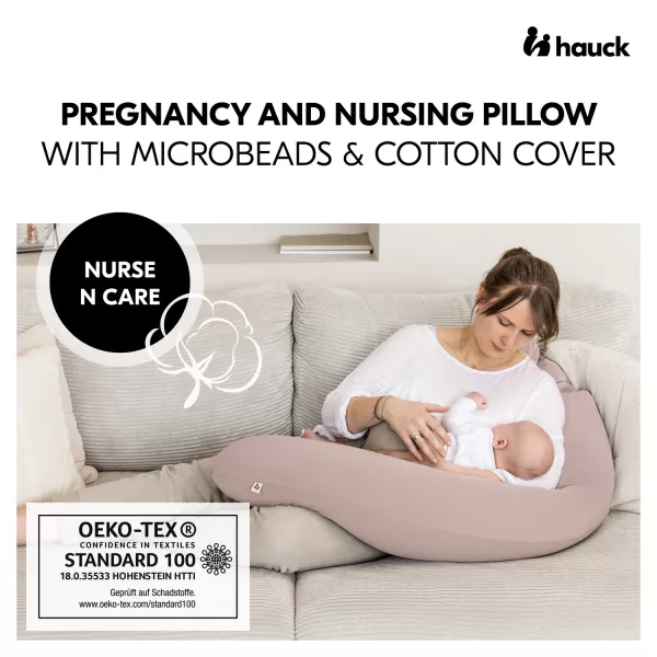 Hauck Multifunkční polštář NURSE N CARE, Smoky Pink