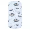 New Baby Bavlněné prostěradlo do kočárku Teddy bear in space 35x75cm