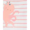 CARTER'S Body bez rukávů Pink Ocean holka 3ks 24m