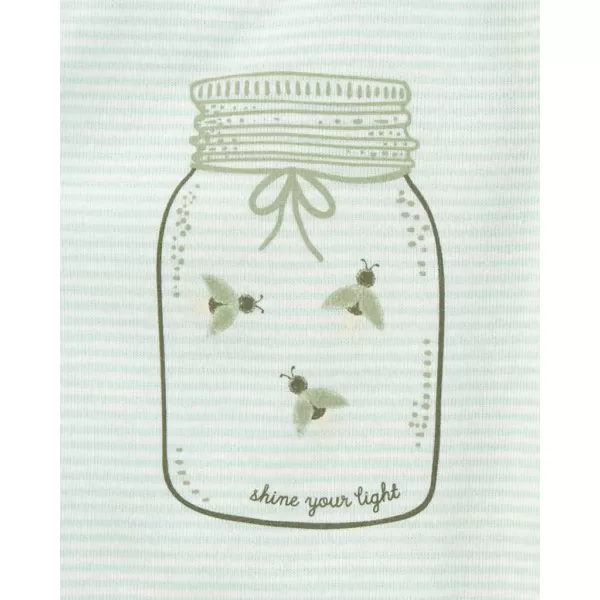 CARTER'S Set 3dílný body kr. rukáv 2ks, legíny Green Firefly neutrál NB/vel. 56