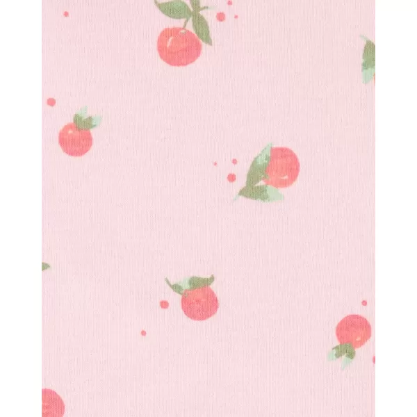 CARTER'S Set 2dílný body na ramínka, kraťasy Pink Peach holka 9m