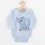 New Baby Kojenecké body s dlouhým rukávem Happy Elephant blue