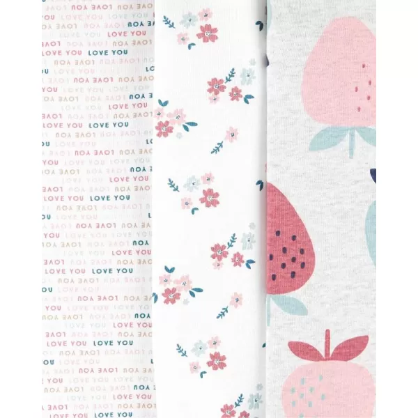 CARTER'S Body krátký rukáv Strawberry dívka LBB 5 ks PRE/vel. 46