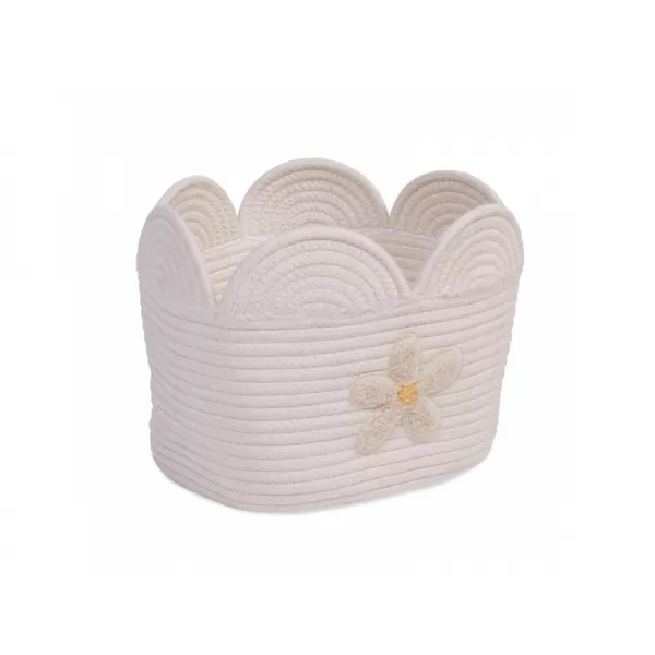 Childhome Koš na hračky Květina 30x20x15 cm