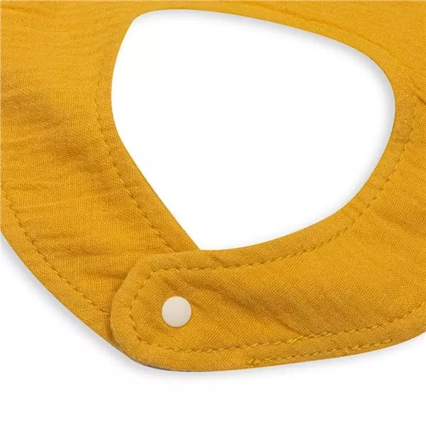 New Baby Mušelínový dětský bryndák mustard