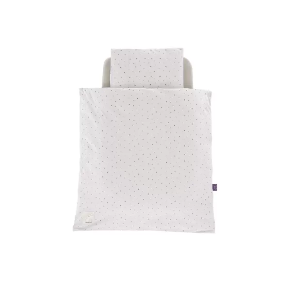 TRÄUMELAND povlečení do kolébky Jersey 80/80 + 35/40 Moon Grau