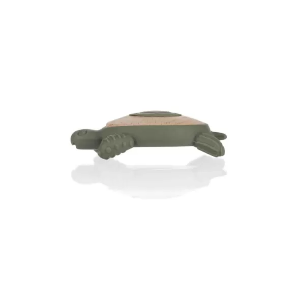 Zopa Silikonové dřevěné kousátko Turtle