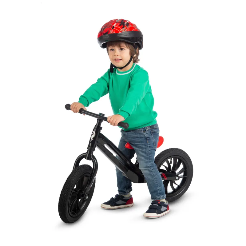 QPLAY Odrážedlo Racer air (Titanium), věk 3 - 6 let, do 30 kg
