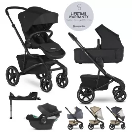 EASYWALKER Kočárek kombinovaný Jimmey 2v1 LITE RWS + CYBEX Aton B2 i-Size + základna