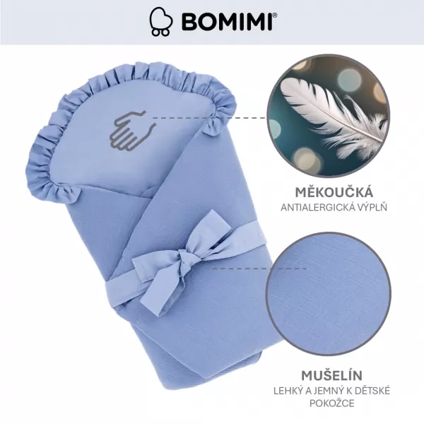 Bomimi Rychlozavinovačka s volánkem, mušelín