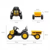 Milly Mally Elektrický traktor s vlečkou Farmer žlutý