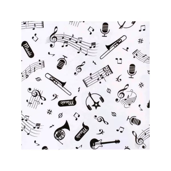 New Baby Kojenecký bavlněný overal Music