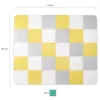 KINDERKRAFT Podložka pěnová puzzle Luno 150 x 180 cm Yellow, 30 ks