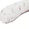 EKO Polštář kojicí Velvet Bunny pink 180 cm