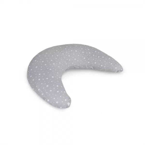 CEBA Polštář na kojení Huggy (150x60x37) Basic Grey Stars
