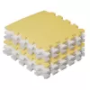 KINDERKRAFT Podložka pěnová puzzle Luno 150 x 180 cm Yellow, 30 ks