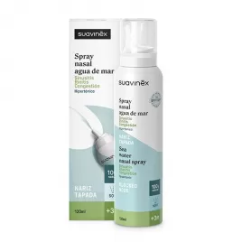 SUAVINEX NOSNÍ SPREJ HYPERTONICKÝ +3M 120ML 100% PŘÍRODNÍ