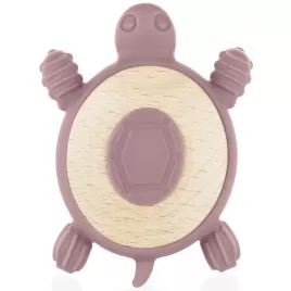 Zopa Silikonové dřevěné kousátko Turtle