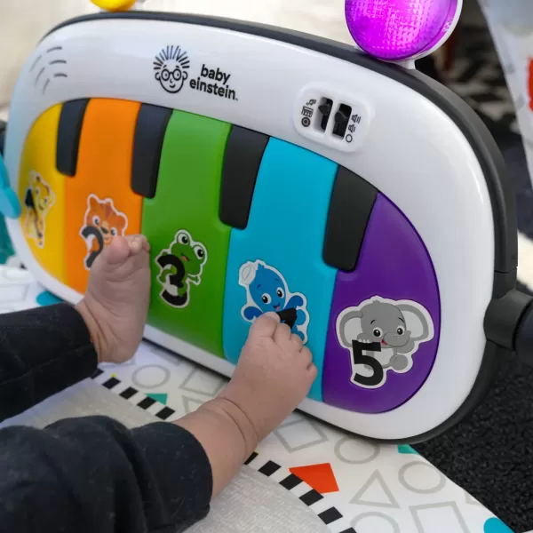 BABY EINSTEIN Podložka na hraní s ohrádkou a klavírem 3v1 Kick & Snooze™ 0m+