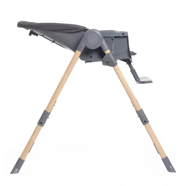 CHICCO Židlička jídelní Polly Essential - Coal