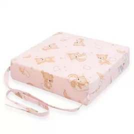 New Baby Podsedák pro děti BASIC bear pink