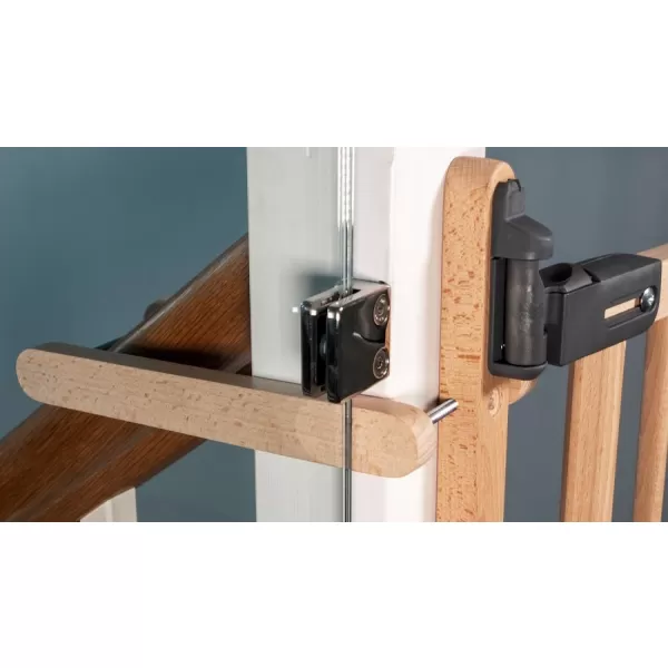 Baby Dan Vysoká zábrana Adjust Pro Stair Gate Baluster Edition wood, 74,5-114 cm, v.81cm