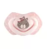 CANPOL BABIES Set symetrických silikonových dudlíků 18m+ Bonjour Paris růžový