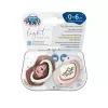 CANPOL BABIES Set symetrických silikonových dudlíků Light touch 0-6m Sleepy koala růžový