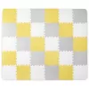 KINDERKRAFT Podložka pěnová puzzle Luno 150 x 180 cm Yellow, 30 ks