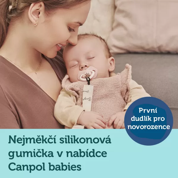 CANPOL BABIES Set symetrických silikonových dudlíků 18m+ Bonjour Paris růžový