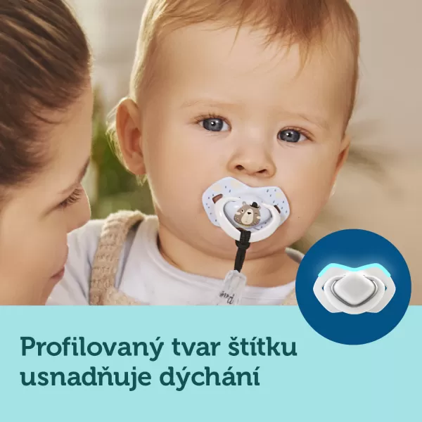 CANPOL BABIES Set symetrických silikonových dudlíků 18m+ Bonjour Paris růžový