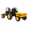 Milly Mally Elektrický traktor s vlečkou Farmer žlutý