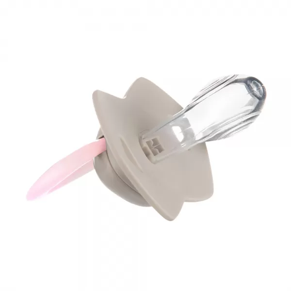 CANPOL BABIES Set symetrických silikonových dudlíků Light touch 0-6m Sleepy koala růžový