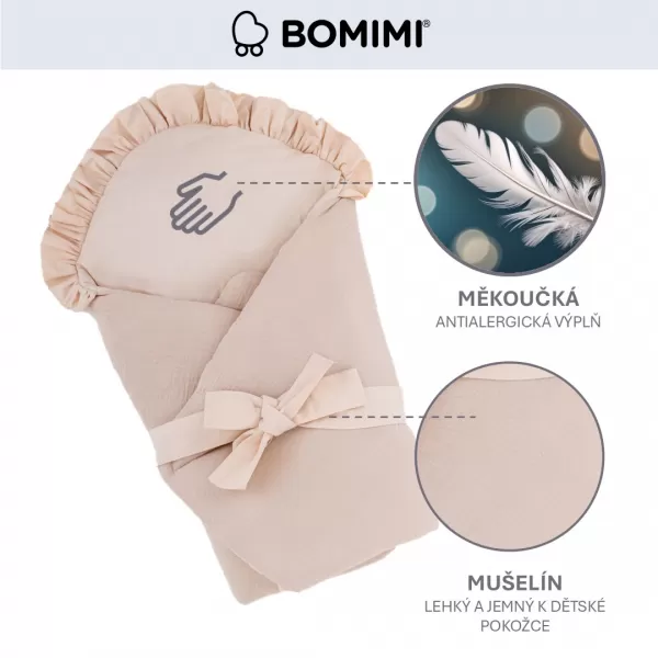 Bomimi Rychlozavinovačka s volánkem, mušelín