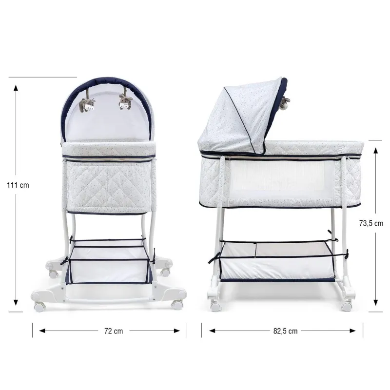 Milly Mally Kolébka Dream On - SIMPLE GREY
