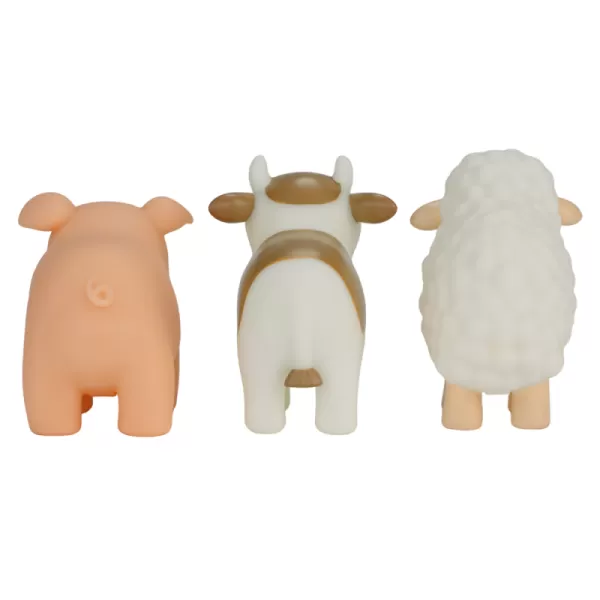 Little Dutch Hračky do vody zvířátka 3 ks Farma