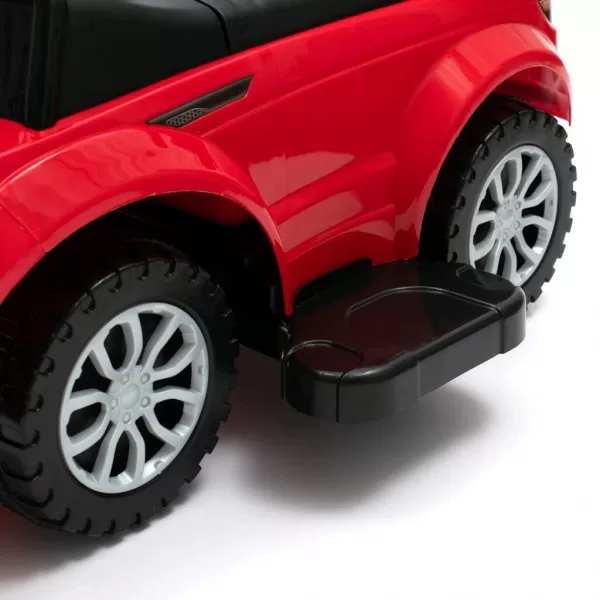 Baby Mix Dětské hrající odrážedlo s vodící tyčí SUV 3v1 růžové