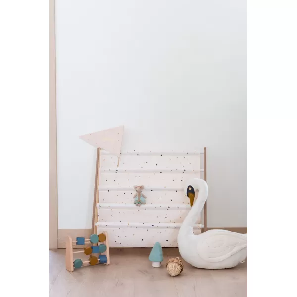 3 SPROUTS Stojan na knížky Recycled Terrazzo/Cream