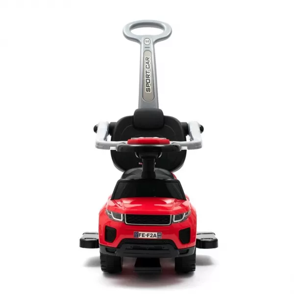 Baby Mix Dětské hrající odrážedlo s vodící tyčí SUV 3v1 růžové