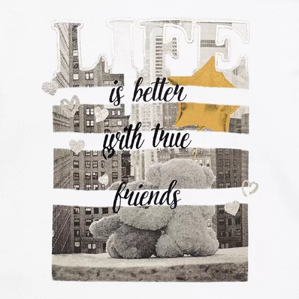 MAYORAL Triko bílé LIFE